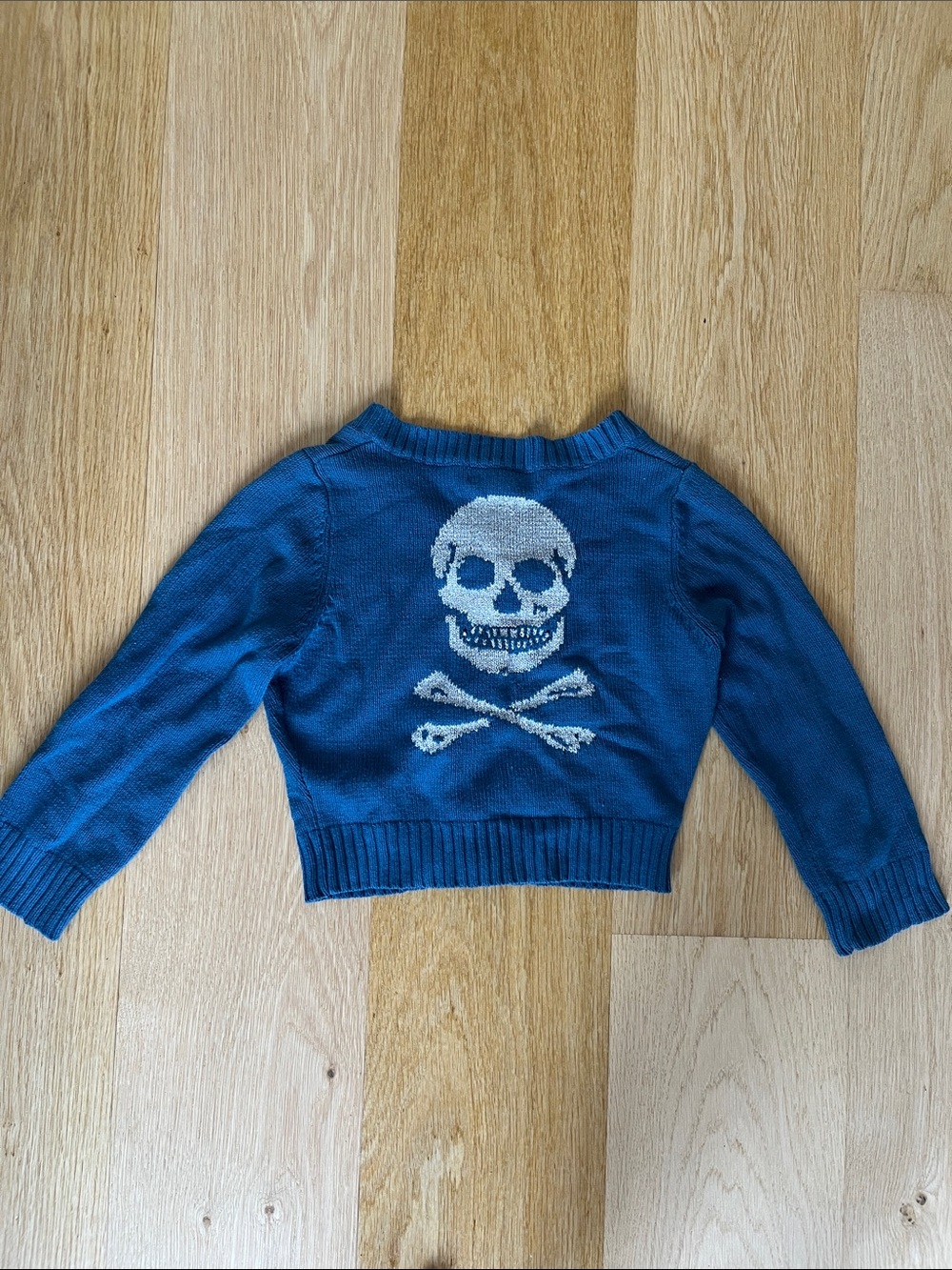 Betsey Johnson Skull Knit Cardigan